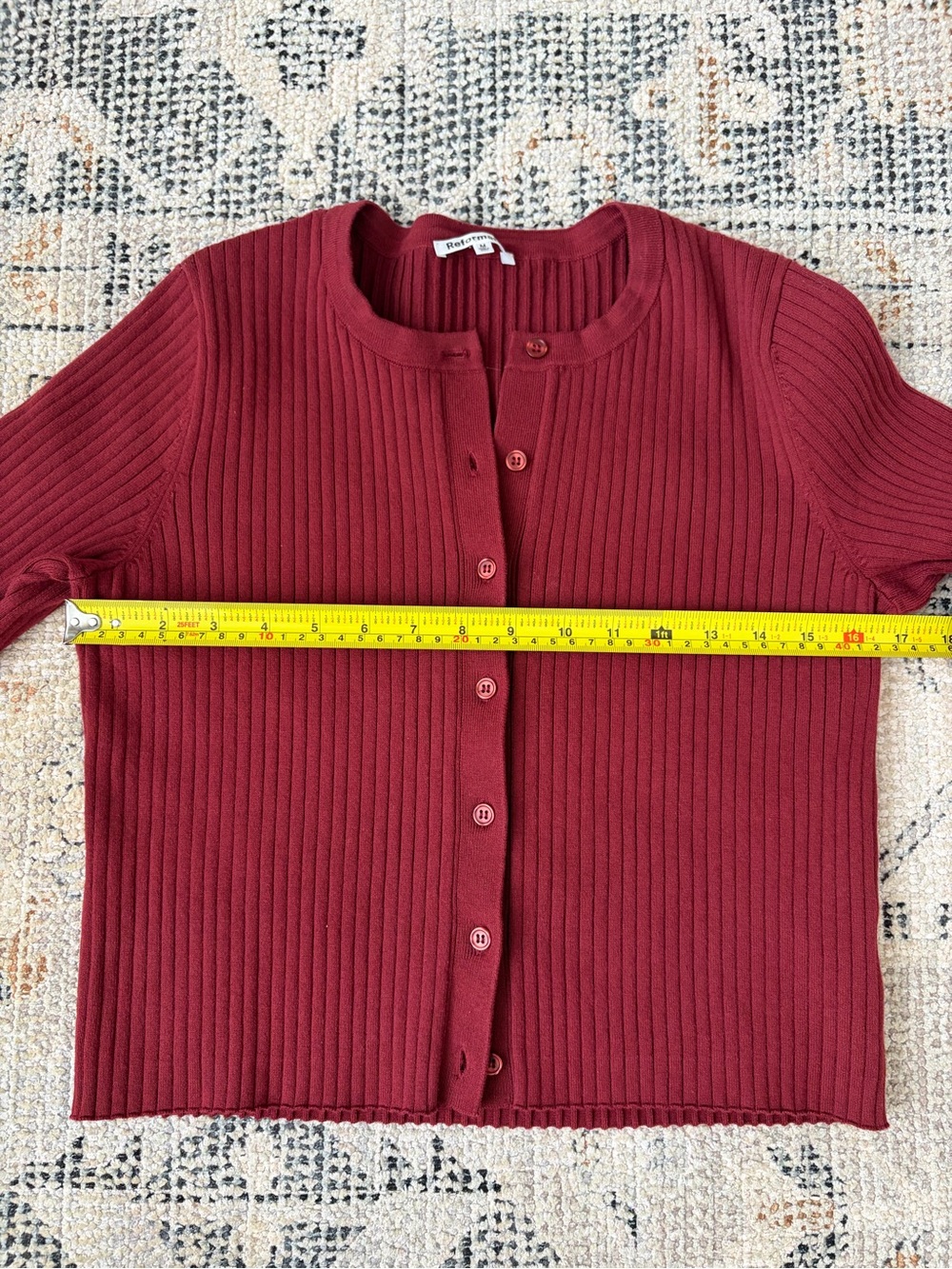 Reformation Joanne Cotton Cardigan - Picture 9 of 10